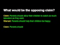 Constructing Arguments and Opposing Positions