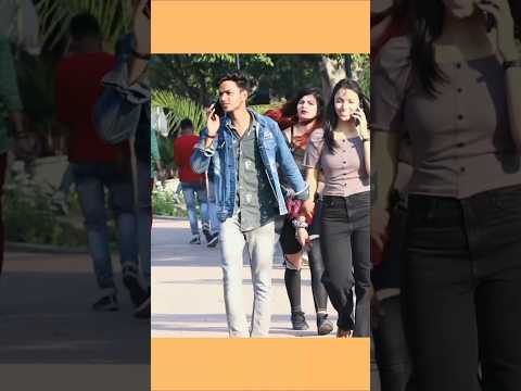 Holding Hands Prank On Girl | Epic Reaction #shorts #funny #comedy #prank