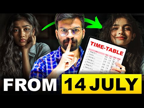 14 JULY से ऐसे पढ़ो to Score 99%🔥 in Class 10 Boards✅ 2025-26 | Best TIMETABLE for Study