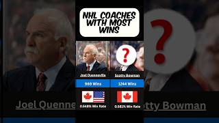 Most NHL Coaching Wins Ever 🏆 #Shorts