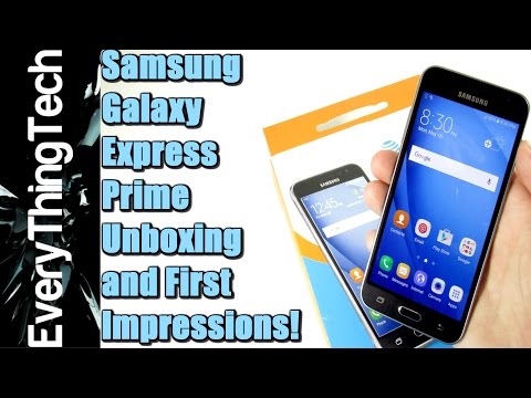 (ENGLISH) Samsung Galaxy Express Prime Unboxing and First Impressions!