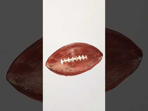 Rugby 🏉 Acrylic Painting For Kids #rugby #painting #trending #shorts #kidstvforfun #viralshorts