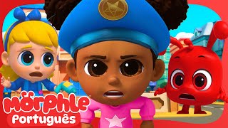 👮🏽‍♀️ Policial April! 👮🏽‍♀️ | Morphle Brasil | Desenhos Animados Infantis em Português