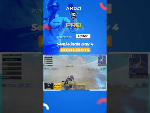 AMD Skyesports Pro League powered by Rooter | Semi-finals Day 4 Highlights  🔥  #shorts