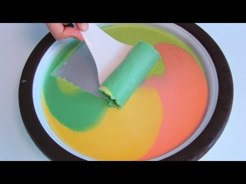 Homemade Ice Cream Rolls Maker "Hapiroll" Vanilla & Colorful【Cooking Tools】