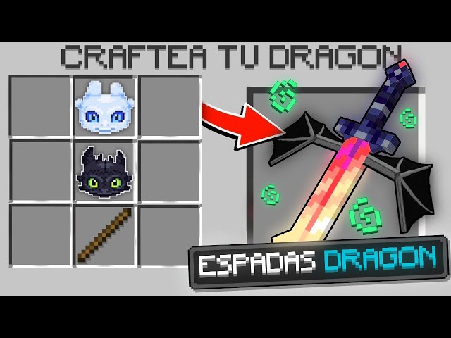 Paso Minecraft Pero podemos crear ESPADAS de cualquier DRAGON ⚔️? | Minecraft DRAGONES