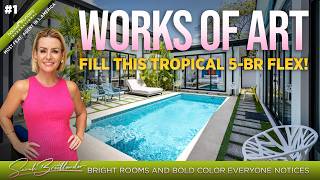 Modern 5-BR Home with Resort-Style Pool, Gallery Level Art and by the Beach | Casa Rio - $879K