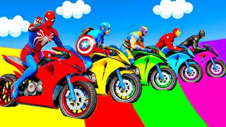 الرجل العنكبوت انقاذ باتمان Spider-Man Rescue batman vs iron man vs venom funny Game GTA 5 superhero