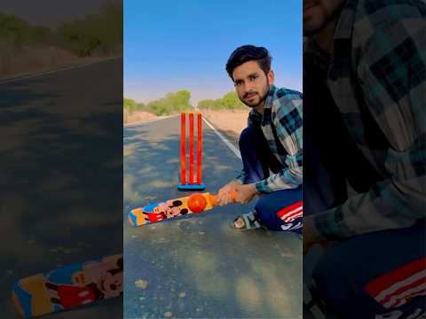 Cricket Kit Set 3 Stumps with 1 Bat and 1 Ball for Playing Perfect Cricket Combo#cricketkit