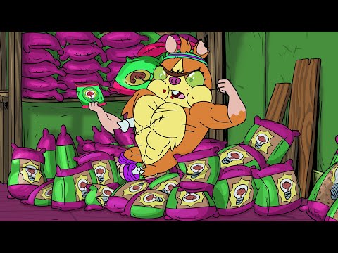 Muscle Heads | Pet Shop Zombies | Zombie Pets Animated Series for Kids | HooplaKidz TV