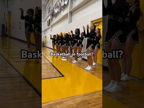 🏀or🏈#cheerleading #highschoolbasketball #basketball #highschoolsports #cheer #highschool #football
