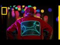 Mr. Christmas and His Light Display