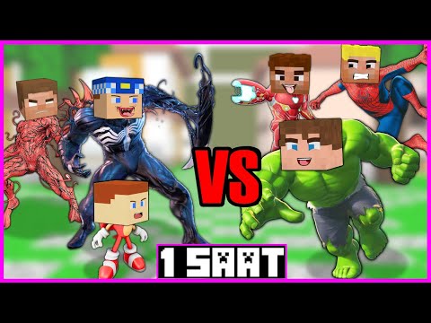 MİNECRAFT SÜPER ÇOCUKLAR VS SÜPER KÖTÜLER FİLMİ! 😱 - Minecraft