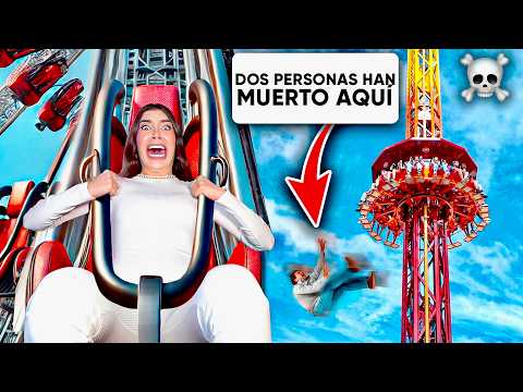 ☠️ SOBREVIVÍ A LAS ATRACCIONES MÁS PELIGROSAS DE DISNEY🎢 ¿POR QUÉ TIENEN 1 ESTRELLA? 😱 Lulu99