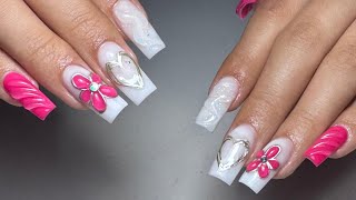 Retiro más NUEVO SET en tonos blanco y rosa ✨