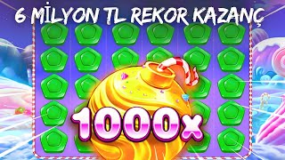 SLOT OYUNLARI 🍭 SWEET BONANZA 1000 🍭 BONANZA DA 6 MİLYON TL REKOR KAZANÇ !! #slotoyunları