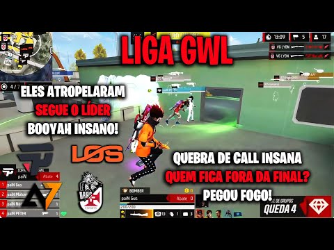 ATROPELARAM SEGUE O LÍDER! PAIN LOS ALPHA7 FLUXO LOUD VASCO SOLID! VEJA OS 12 FINALISTAS LIGA GWL