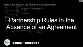 Partnership Rules in the Absence of an Agreement