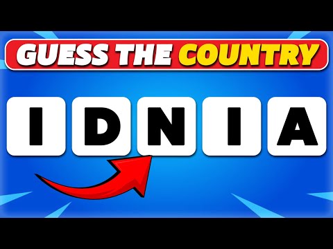 🚩 Guess the Country by its Scrambled Name 🌍🤔