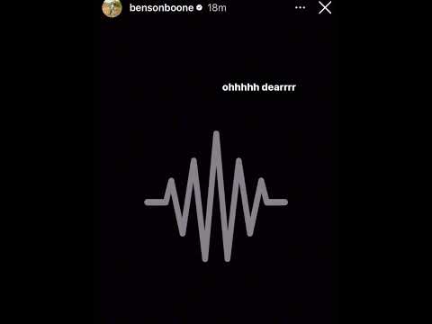 OMG BENSON TEASED “I WANT TO BE THE ONE YOU CALL”!!! AAAA NEW ALBUM MAYBE?? #bensonboone #fyp #viral