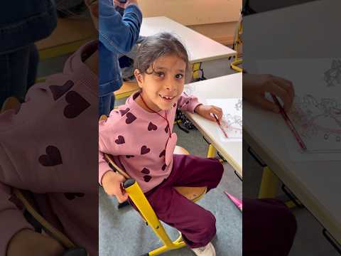 اول يوم مدرسه.. إستنيت عفاف بالباحة المدرسة لحتى انصرفت