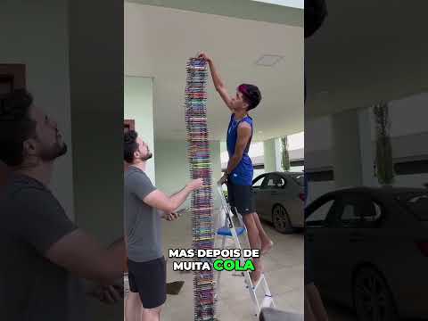 Desafio épico que terminou em sabotagem! #leozinho #desafio #shorts