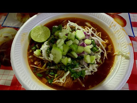 Hicimos pozole en casa de mi mamá
