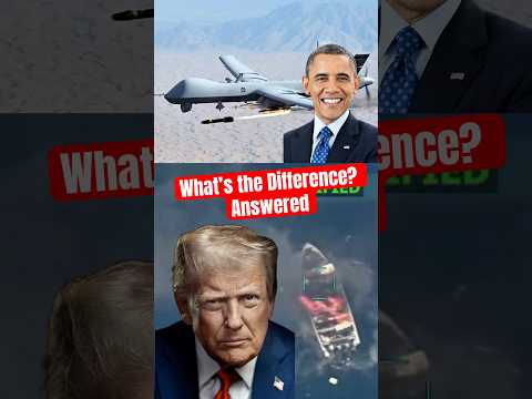 Obama Drone Strikes vs. Boat Strikes: Why the Legal Comparison Fails