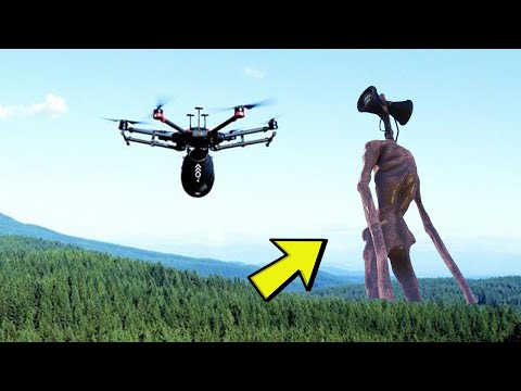 Drone Spots Siren Head and We Make a Siren Head Voodoo Doll