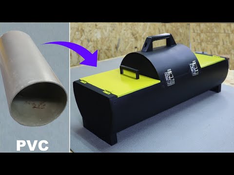 Reciclando un Viejo tubo de PVC / Caja Herramientas Casera