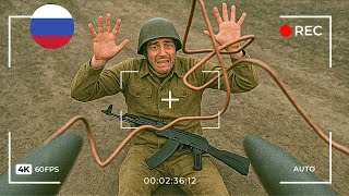 Final Seconds: Russian Soldiers Caught by Ukrainian FPV Drone