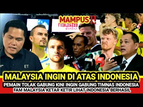 TIRU INDONESIA, MALAYSIA MAMPHUS MALAH DI CAMPAKAN PEMAIN TAK ADA YANG SUDI GABUNG TIMNAS MALAYSIA⁉️