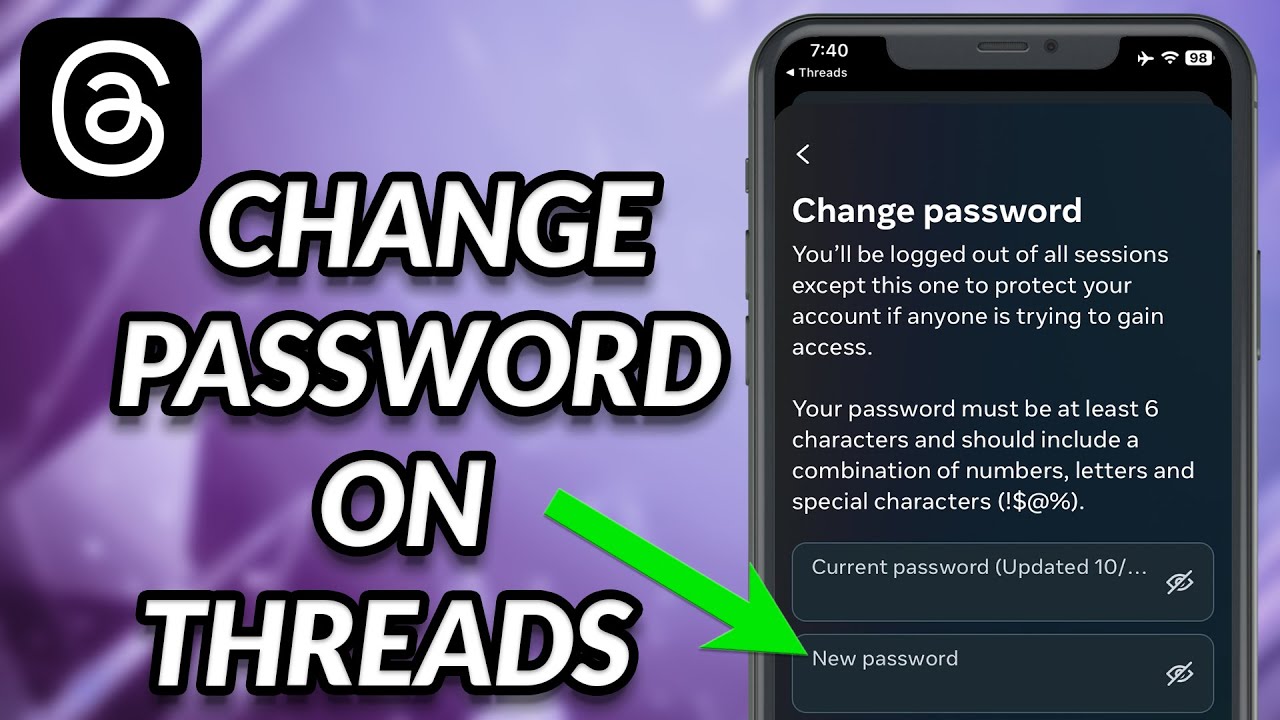 How To Change Threads Password  2025