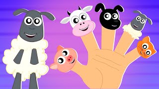 Animals Finger Family Song, Fun Zoo Animals for Kids