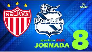 Necaxa - Puebla//JORNADA 8/ SIMULACIÓN🎮⚽