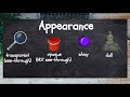 Properties of Materials and Objects