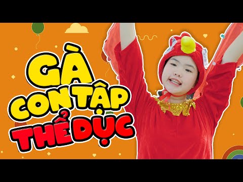 GÀ CON TẬP THỂ DỤC - BÉ MAI VY ♪ Đàn Gà Con Tập Thể Dục Trước Sân ♪ Nhạc Thiếu Nhi Nam Việt