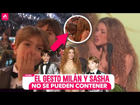 Milán y Sasha No se Pueden Contener, Shakira Ganadora de la Noche, Así Celebra Grammy y Cumpleaños