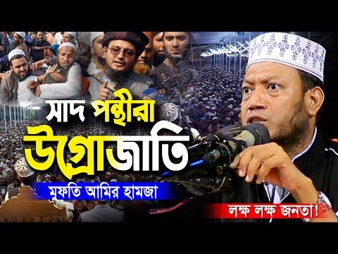 সাদ পন্থীরা উগ্রো কঠিন জবাব দিলেন মুফতি আমির হামজা নতুন ওয়াজ ২০২৪ | Mufti Amir Hamza New Waz 2024