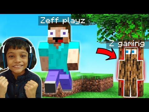 HIDE AND SEEK WITH MY BROTHER IN MINECRAFT
