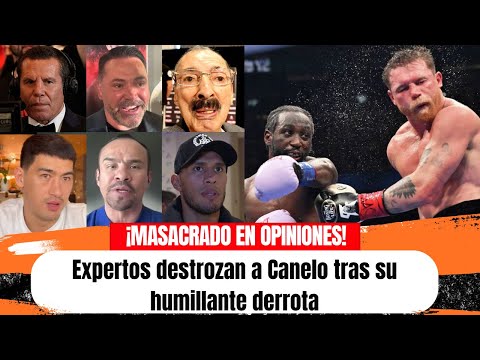 EXPERTOS REACCIONAN A LA DERROTA DE CANELO ÁLVAREZ ANTE TERENCE CRAWFORD