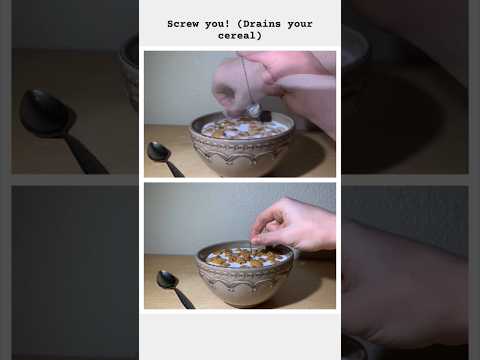 Animating clay Cereal?? 🥣 #stopmotion #behindthescenes #clay