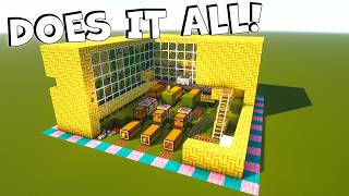 Minecraft Automatic Bamboo Farm That Crafts Anything You Want