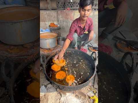 हमारे यहां मिलेंगे शुद्ध देसी घी के मालपुआ😋 #trend #trending #food #viral #shorts
