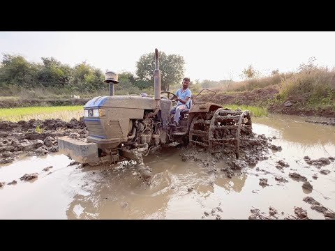 eicher tractor stunts without wheel | how to come back #rajesheslavath #tractor #trending