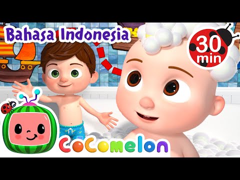 Lagu Mandi Busa Bayi JJ! 🫧🧼 | CoComelon Bahasa Indonesia - Lagu Anak Anak | Nursery Rhymes