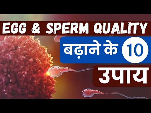 Egg & Sperm Quality Improve karne ke 10 Upaay | How to improve egg and sperm quality in hindi