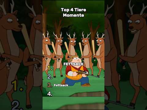 Top 4 Tiere Momente #funny #top5 #stewiegriffin #petergriffin #familyguy #shorts