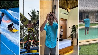 Kompilasi konten keseruan di bali, main seluncuran sampai lompat tinggi