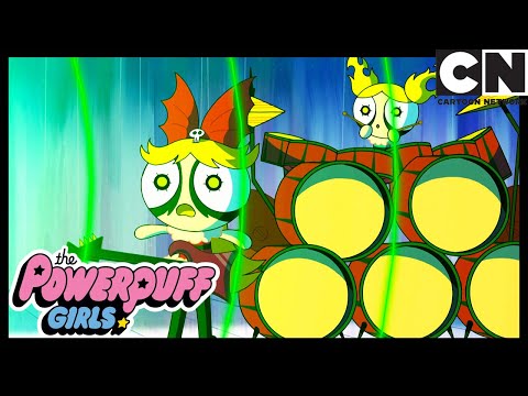 Docinho vs. ELE numa Batalha de Rock! | As Meninas Superpoderosas | Cartoon Network 🇧🇷